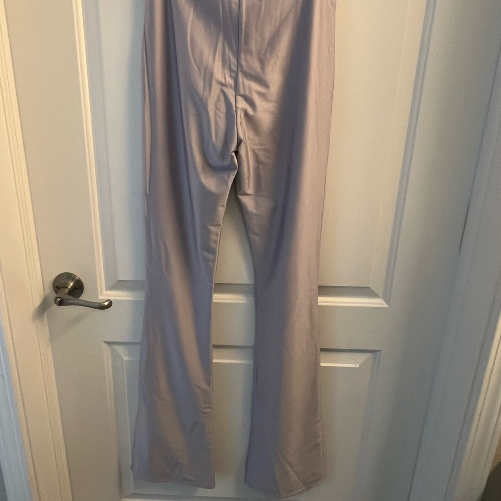 Naked Wardrobe Lilac Satin Pants